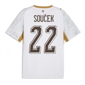 Tjeckien Tomas Soucek #22 Bortatröja VM 2026 Kortärmad